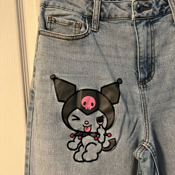 SANRIO Kuromi Straight Leg Jeans - Picture 5 of 10